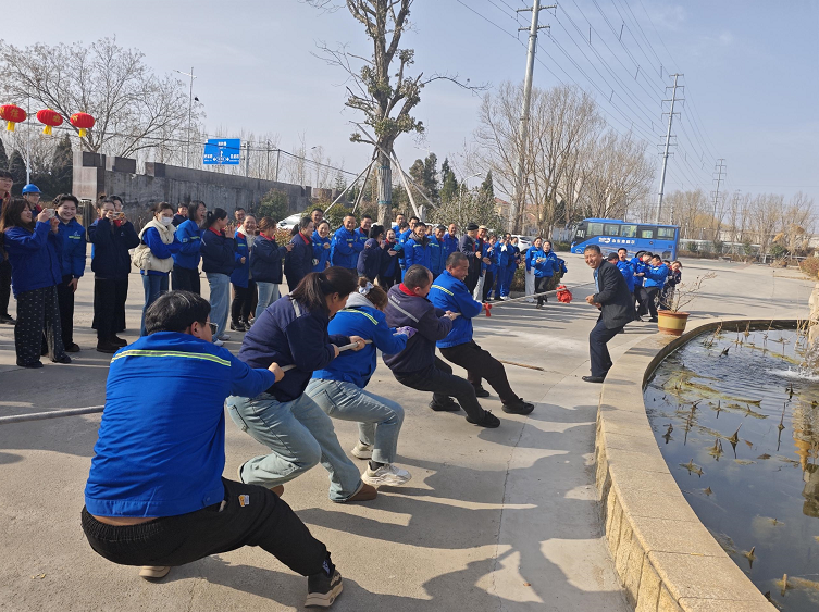 “拔”出精彩，，“河”作共赢——奥迪斯工厂组织2026年开工拔河比赛